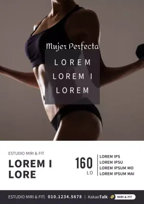 Imágenes neutras y sencillasMejorar el perfil corporal Reclutamiento PT