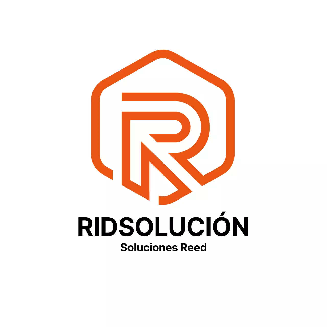 Posavasos corporativo naranja sencillo con logotipo de empresa