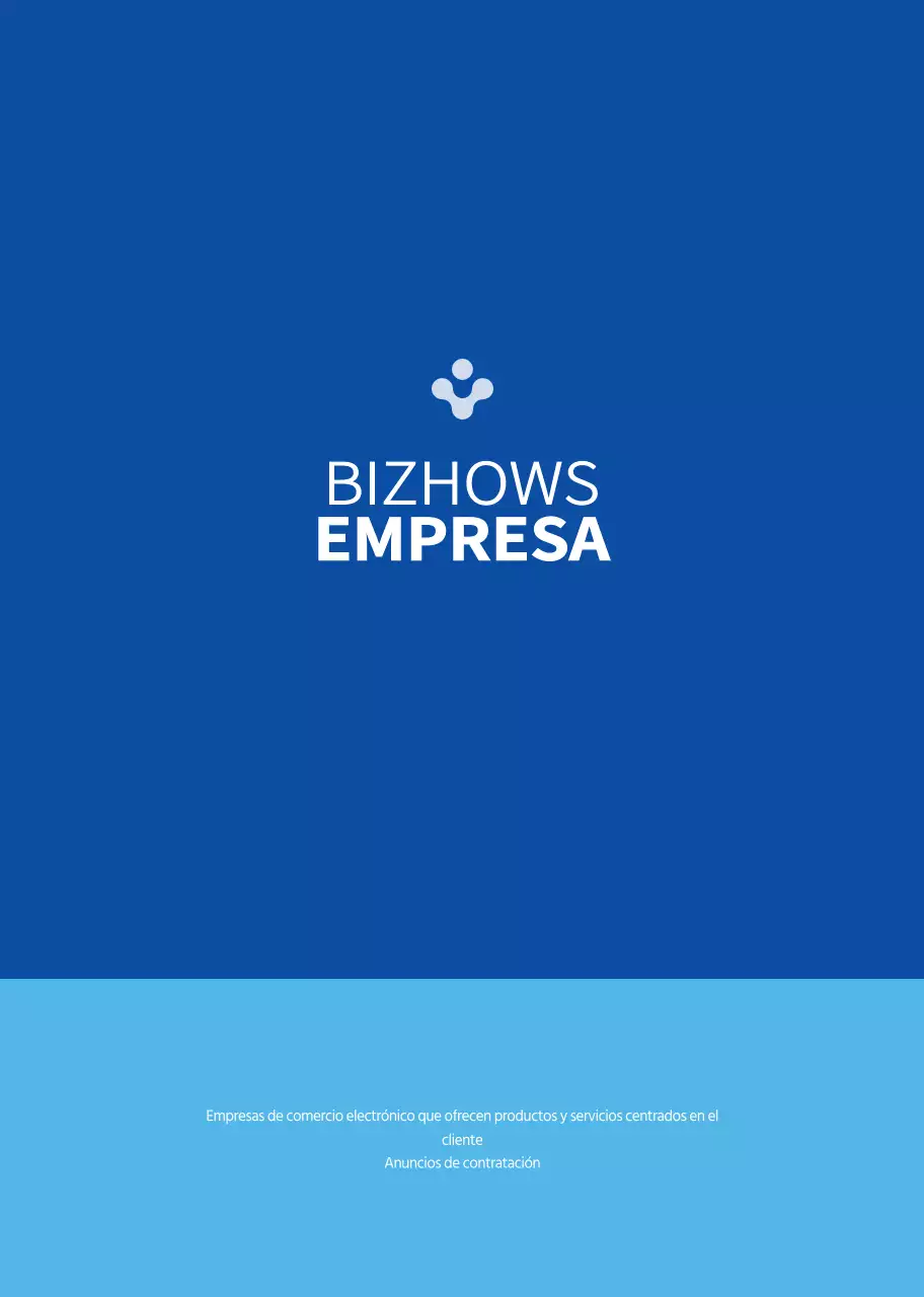 Símbolo sencillo en azul y azul claro Business