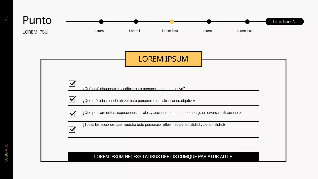 Presentación del juego