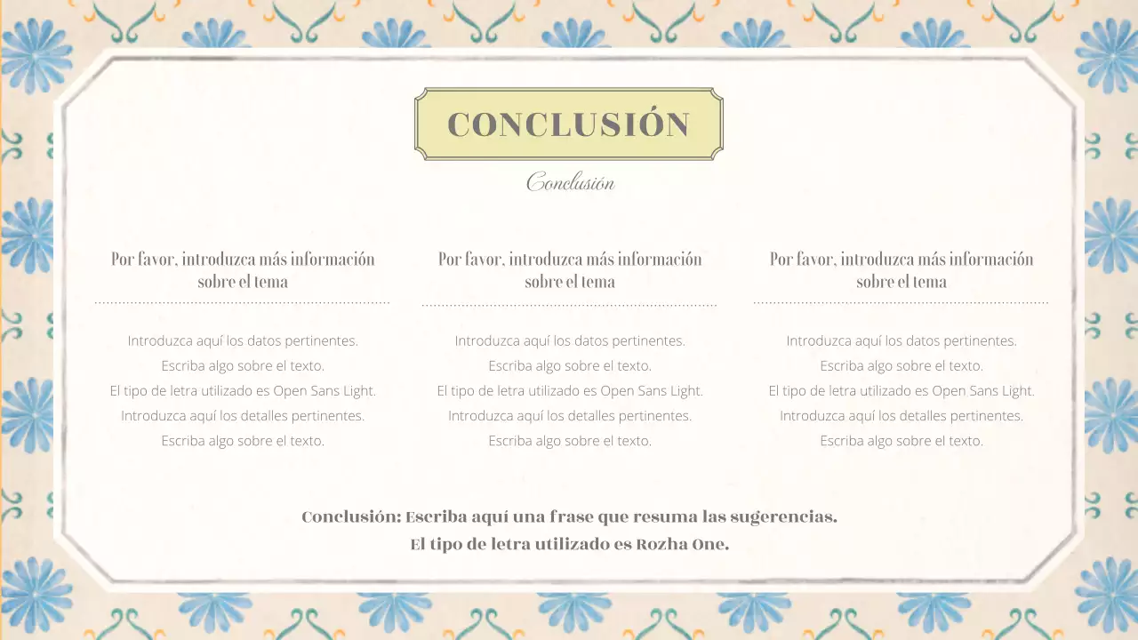 Diseño básico conceptual emocional con papel pintado vintage en beige y azul claro