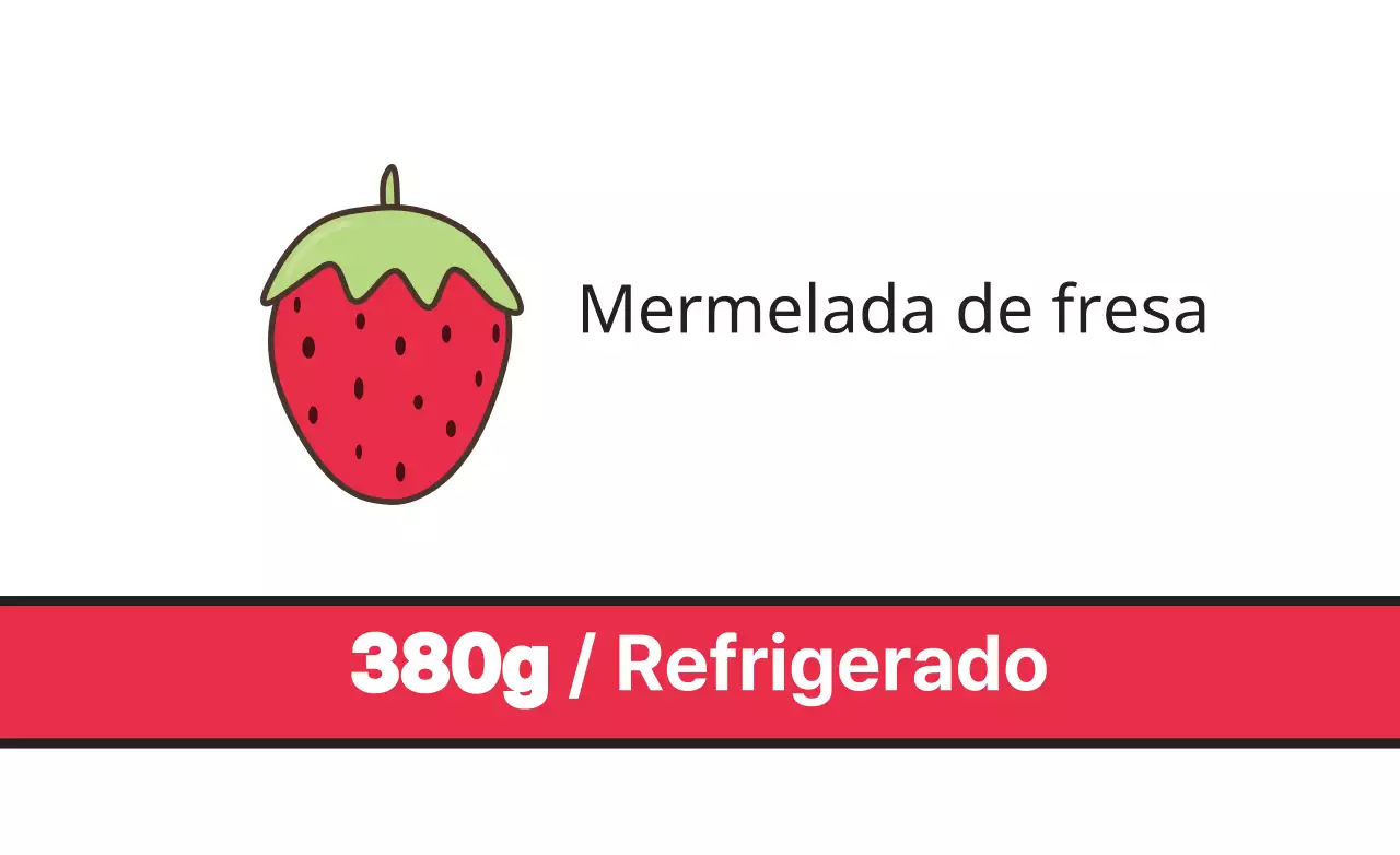 Mermelada de fresa