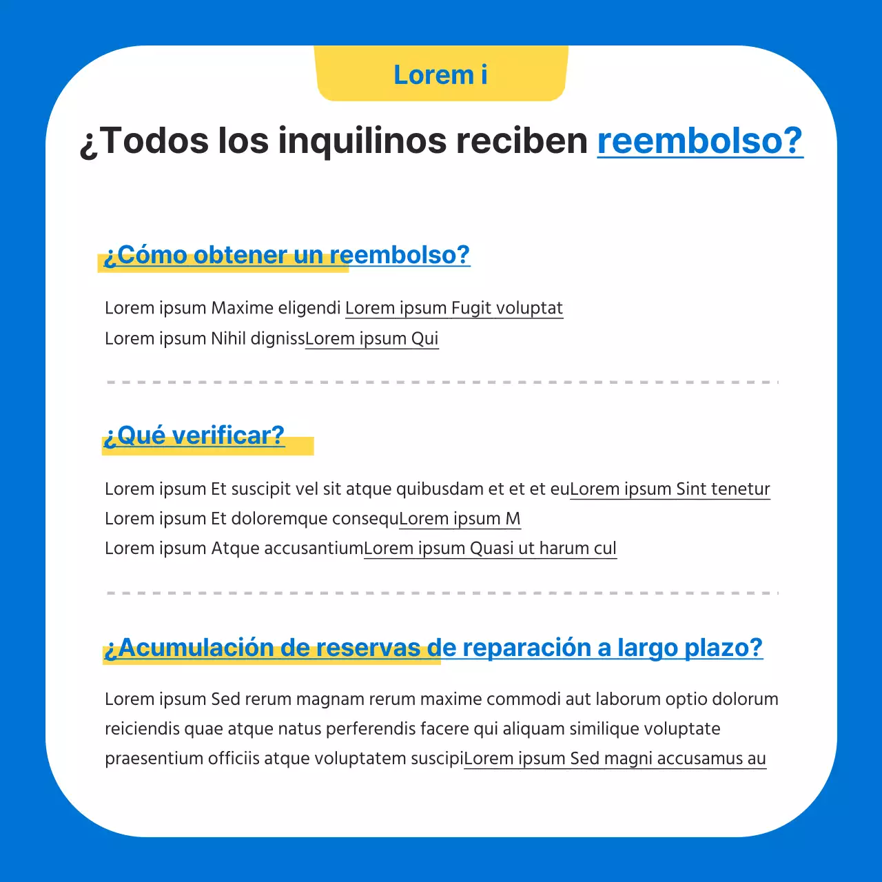 Guía de kitsch azules y amarillos para reparaciones de larga duración