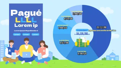 Un bonito post azul y amarillo sobre el uso de las tasas estudiantiles