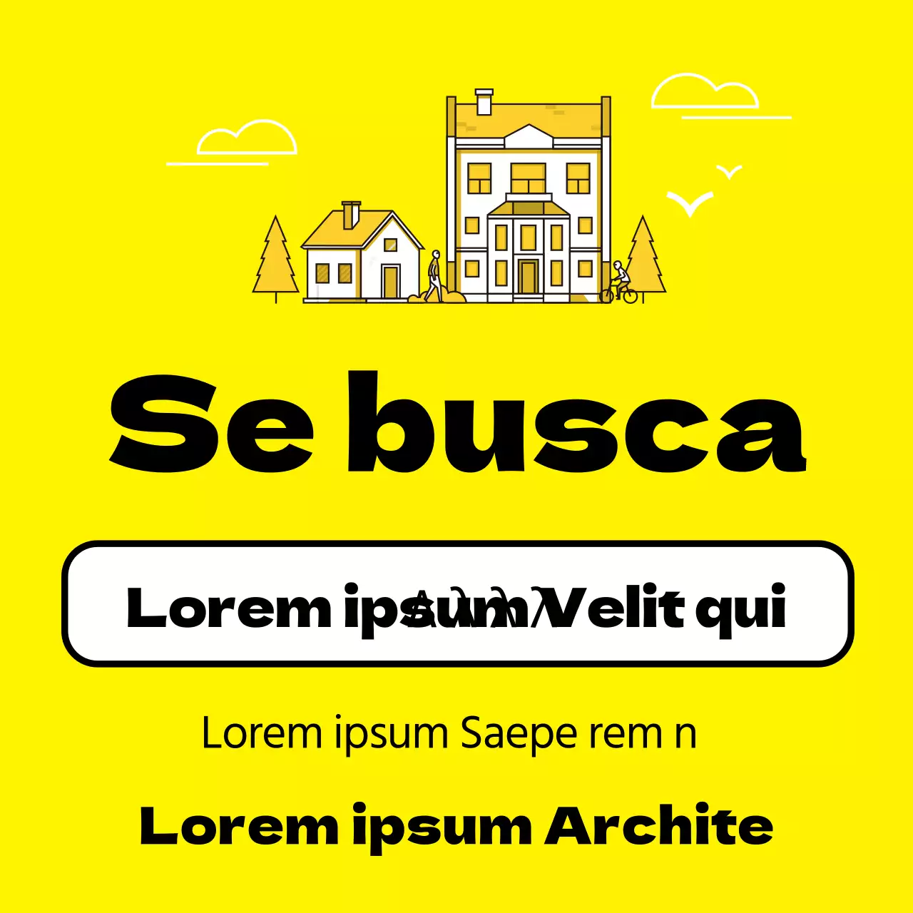 Inmueble amarillo en venta