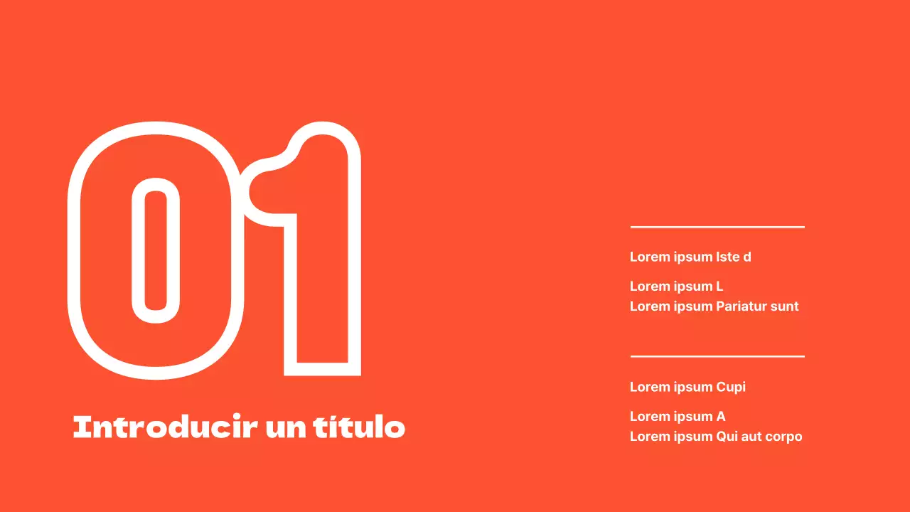 Presentaciones limpias