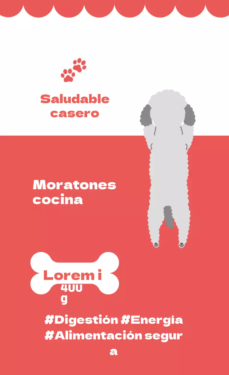 Etiquetas rojas ilustradas para dulces caseros