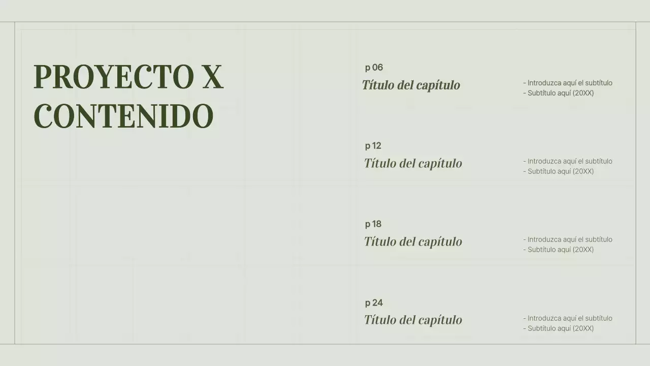 La cartera de un vendedor de contenidos con un concepto de cuadrícula simple y verde