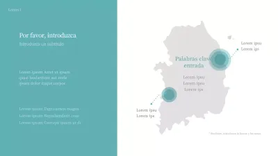 Gráfico azul claro del mapa conceptual limpio