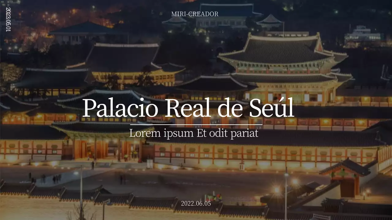Miniaturas en YouTube de los mejores lugares para ver el Palacio Imperial de noche