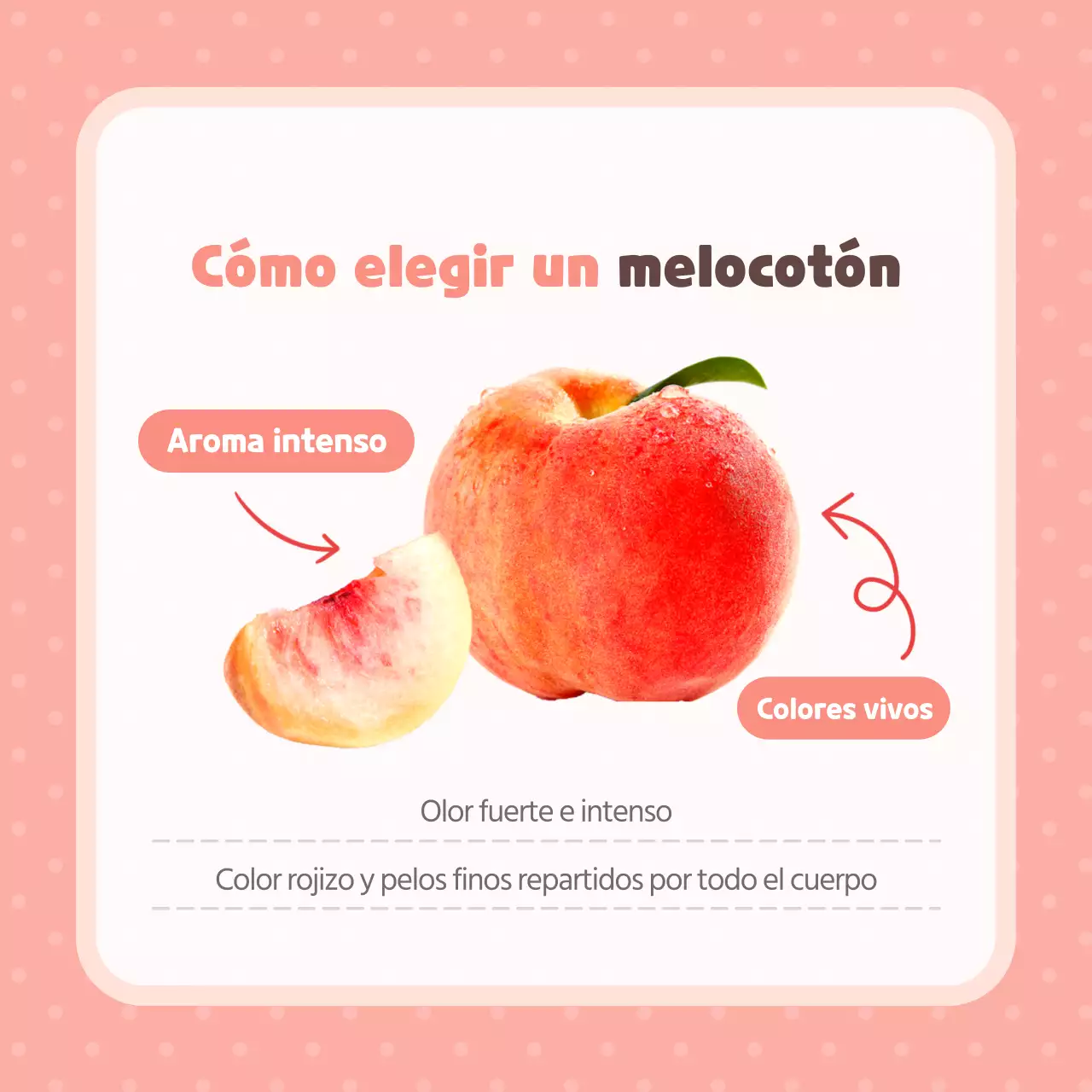 Consejos para elegir melocotones rosas, bonitos y deliciosos