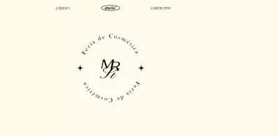 Una feria de cosméticos de lujo en beige y negro