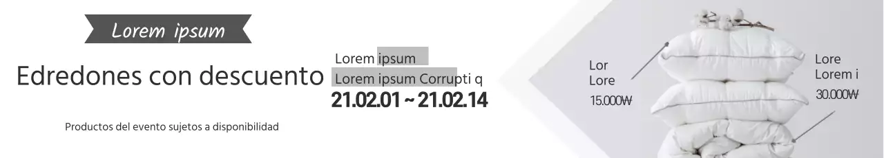 Destacar una foto gris Edredón sencillo para promocionar un evento de venta