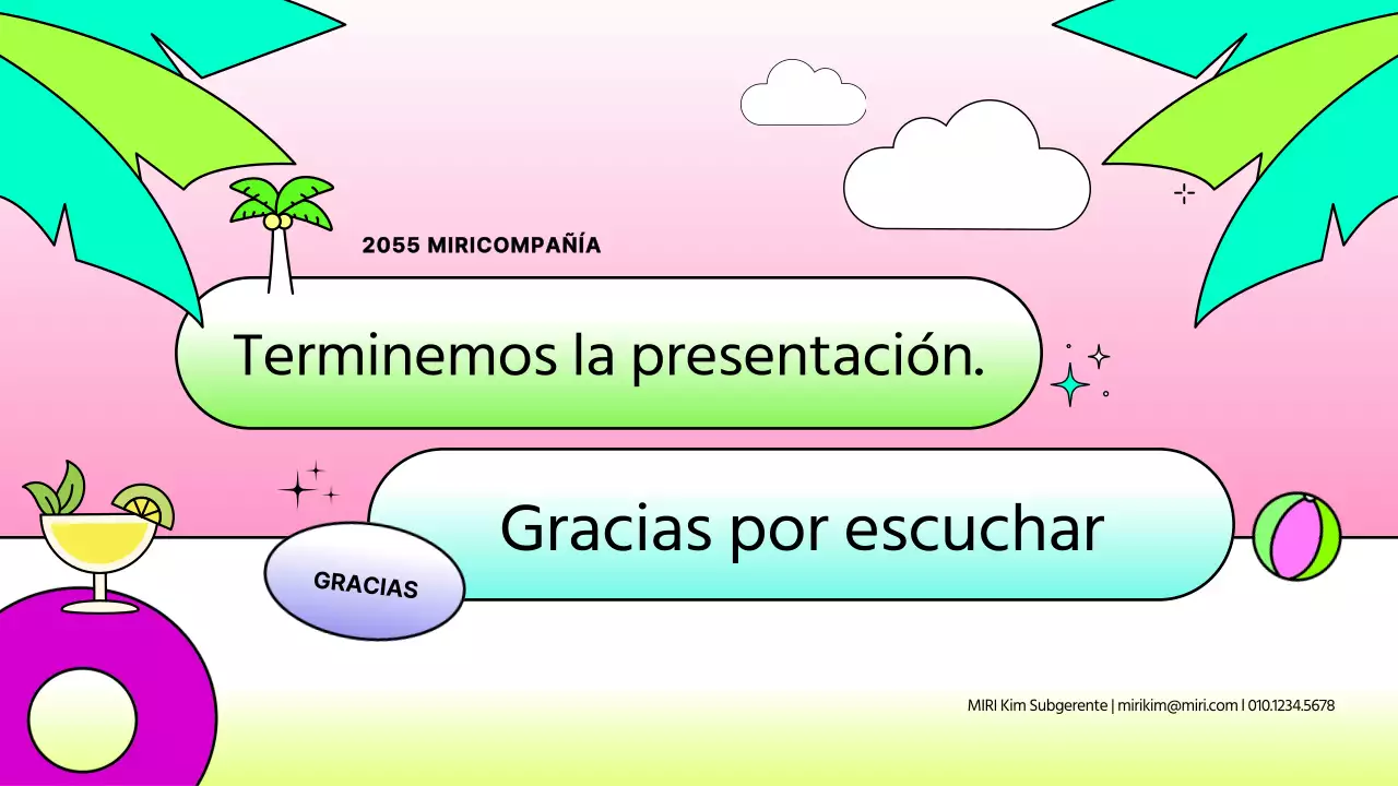 Informe de estrategia kitsch con un concepto de diario de vacaciones