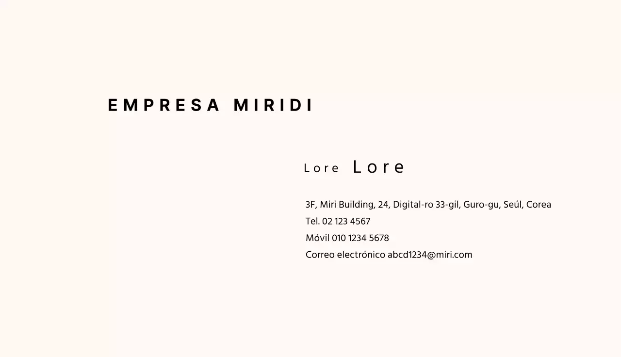 Empresa geométrica pastel