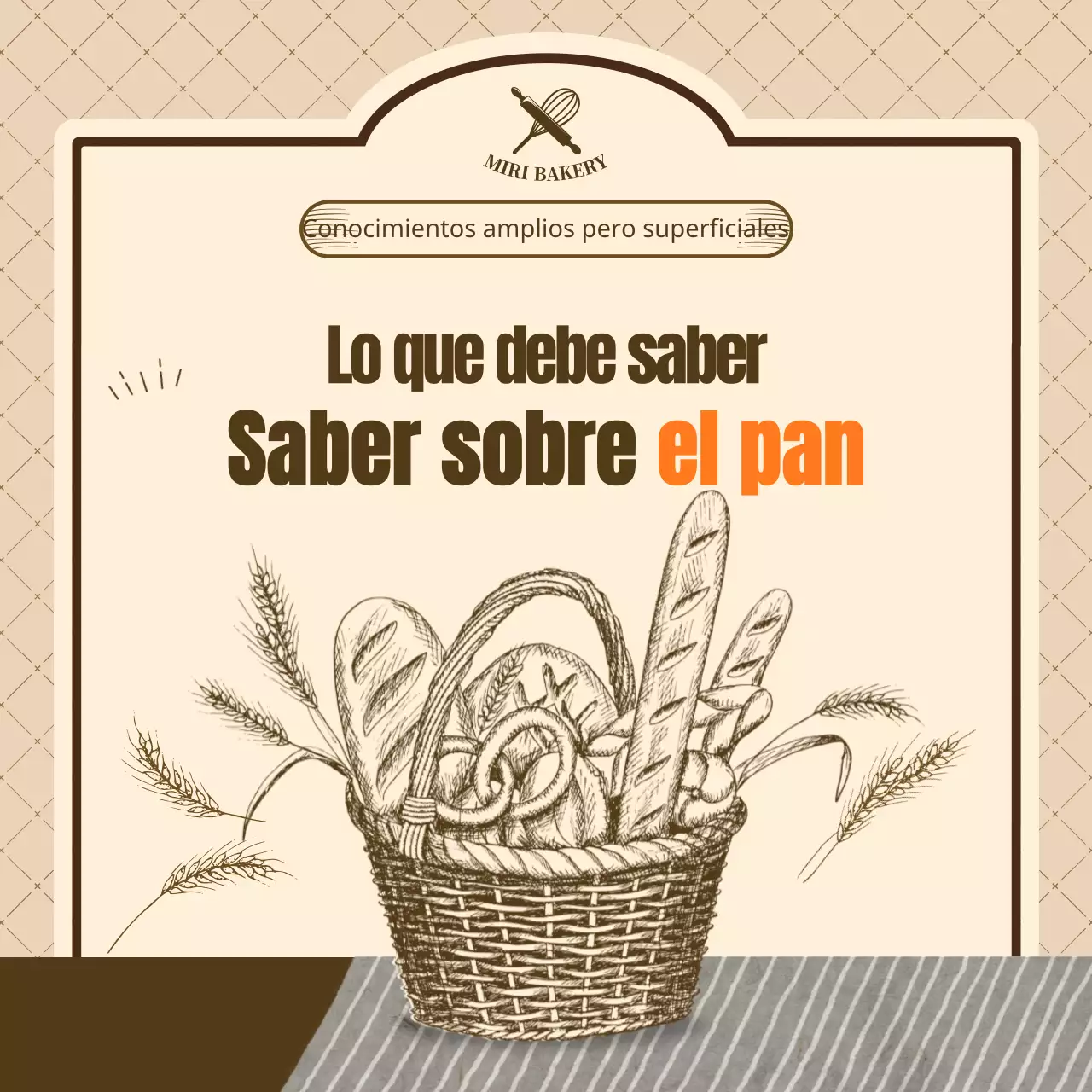 Conozca sus panes vintage marrones y beige