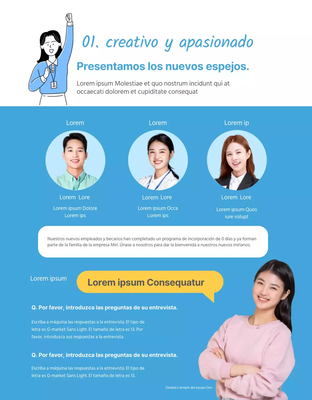 Boletín de cultura empresarial Blue Clean