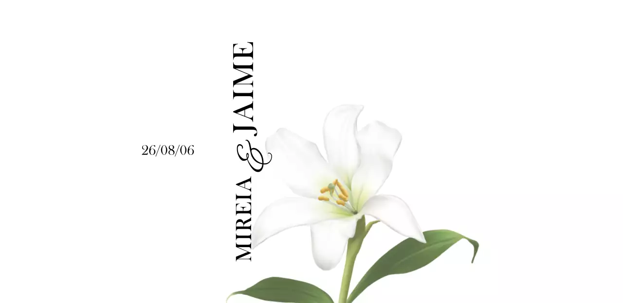 Sencilla y lujosa boda de agua en blanco y negro