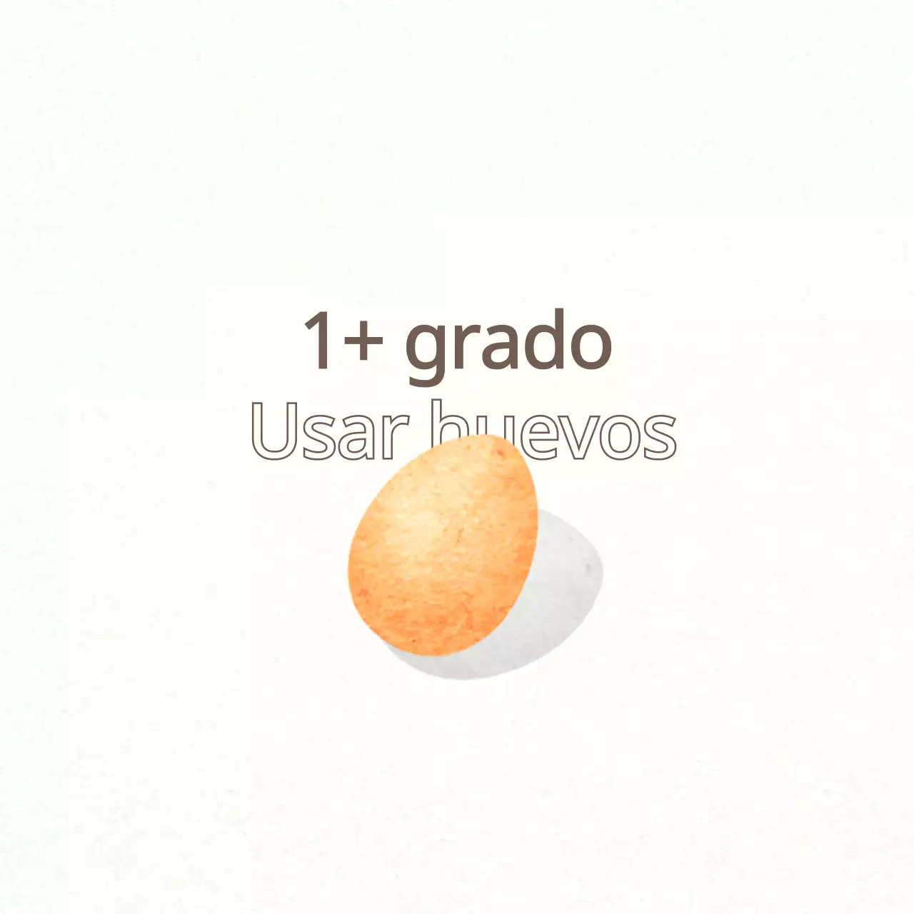 Certificación de huevos de concepto tranquilo con texto en marrón e ilustraciones de huevos