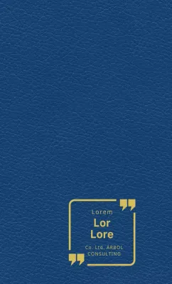 Agenda de empresa con formas de empresa consultora