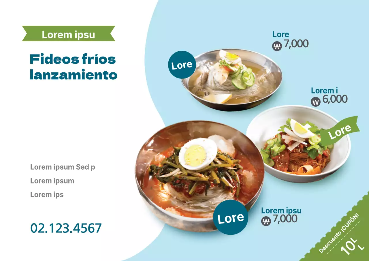 Fideos fríos en verano