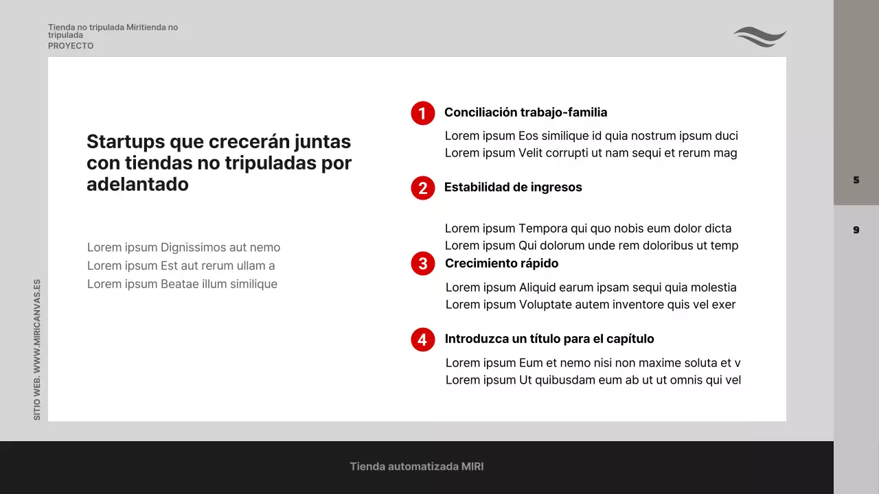 Una propuesta de negocio con fotos sobre fondo gris