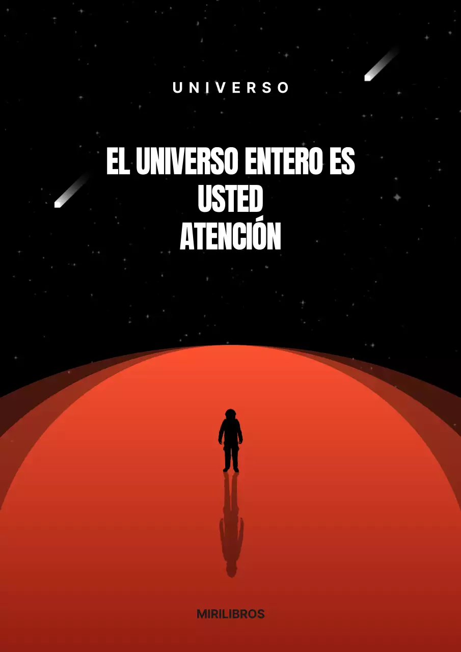 Portada sencilla en negro y rojo