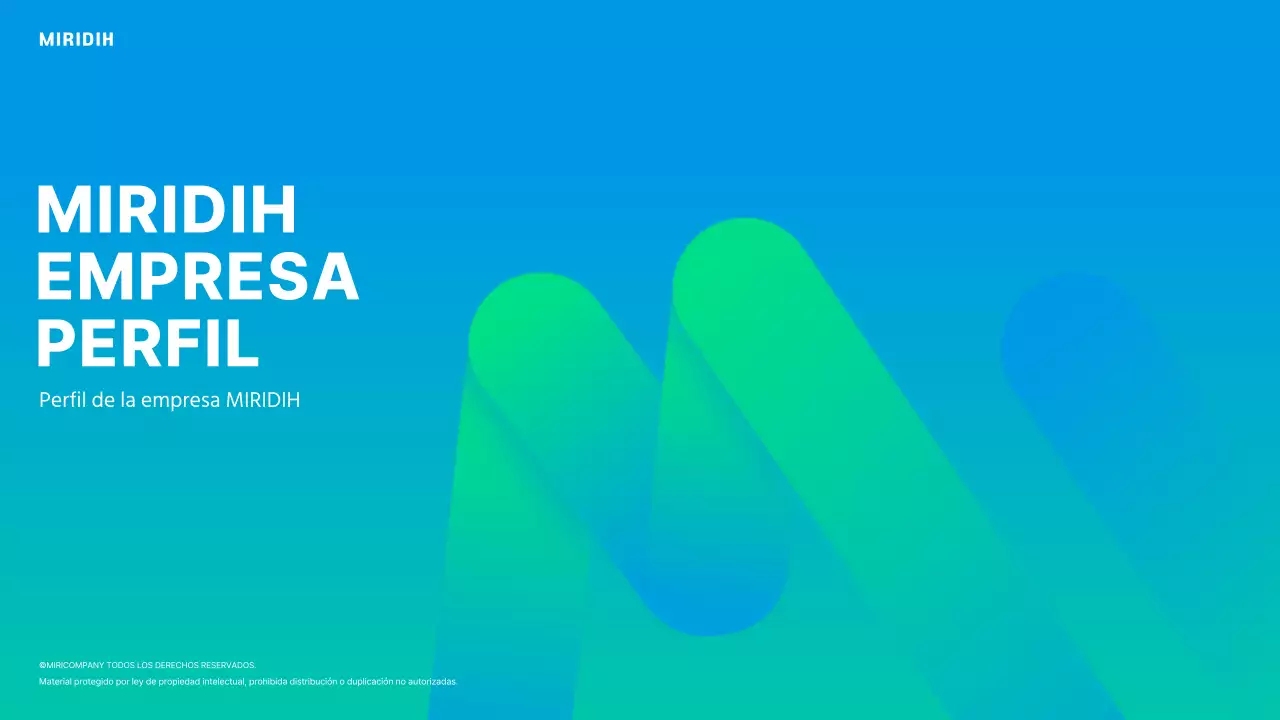 Una moderna carta de empresa en azul y chartreuse