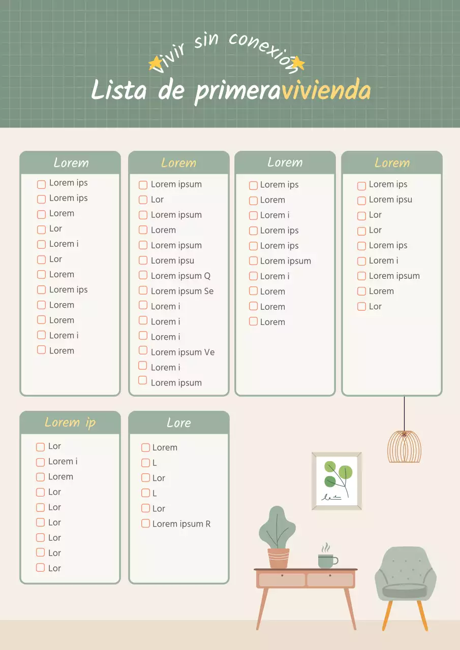 Lista de los primeros pasos hacia la ecología