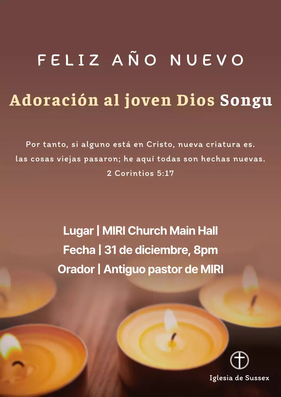 Servicio de Acción de Gracias de Año Nuevo