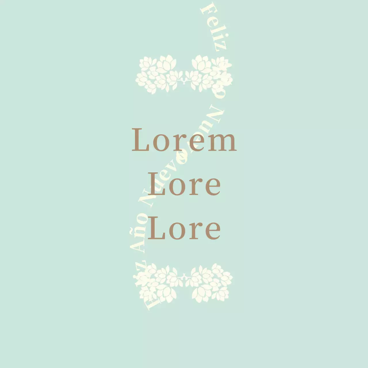 Etiqueta de regalo tradicional con ilustración azul