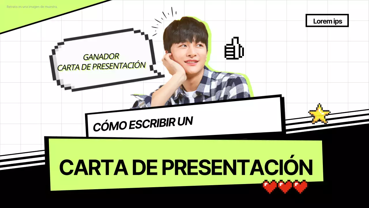 Presentamos el vídeo de solicitud de empleo con estampado de colores fluorescentes