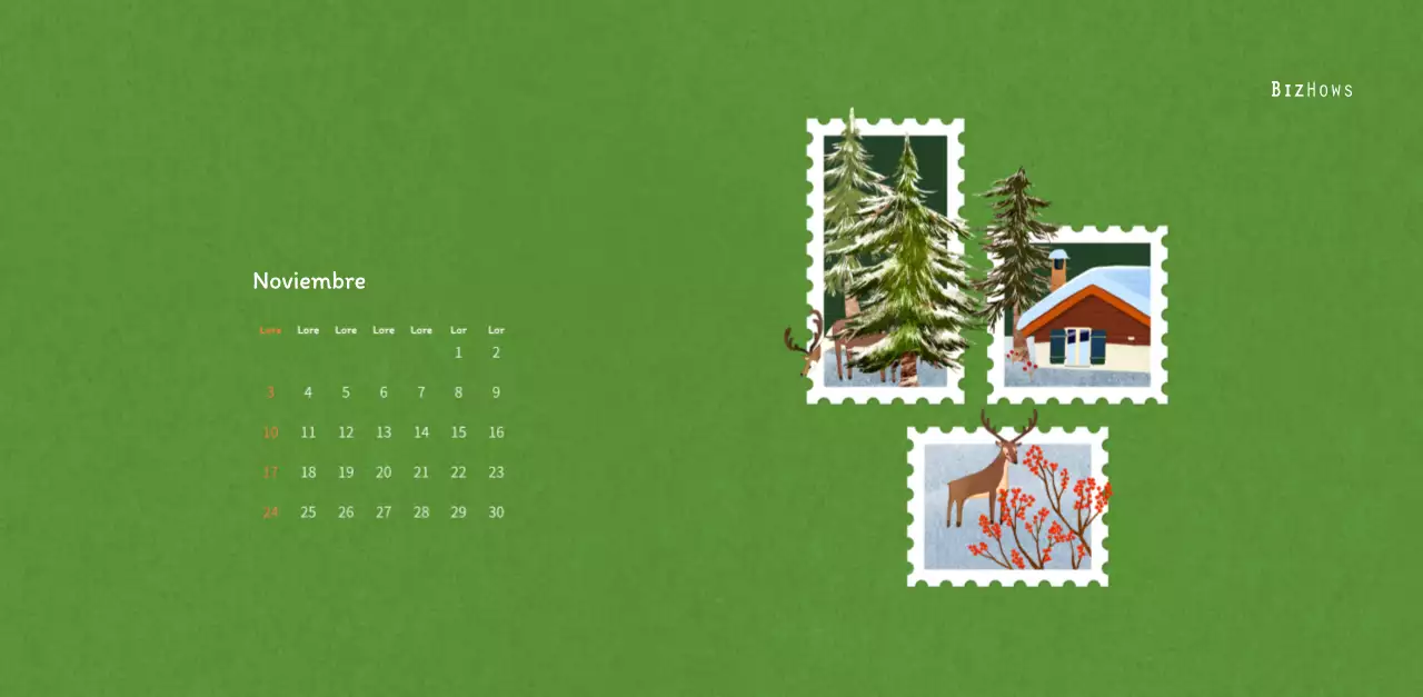 Ilustraciones de sellos con un concepto cálido