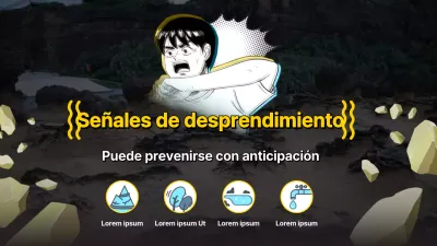 Información sobre el corrimiento de tierras
