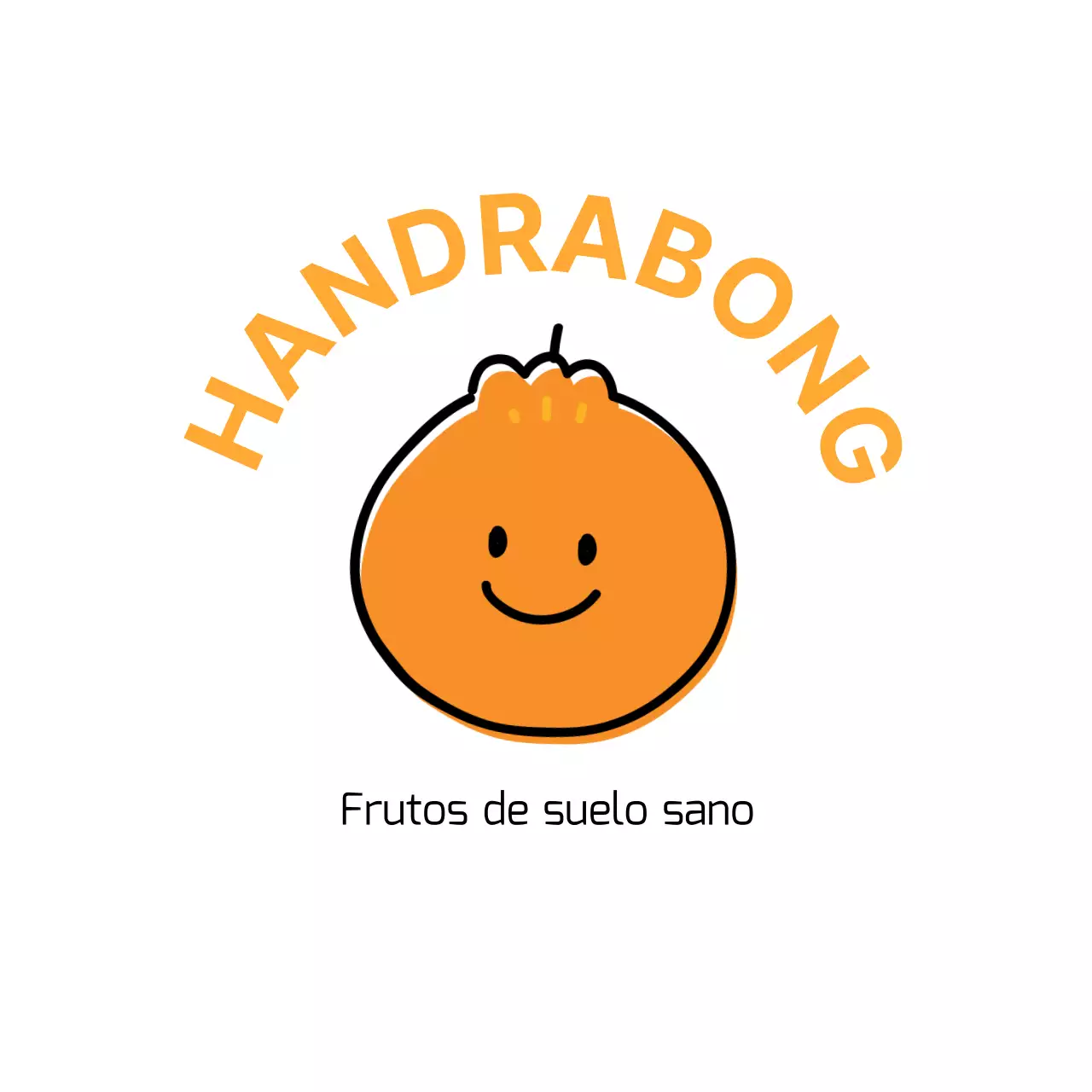Diseño promocional con una simpática y adorable ilustración de la especialidad local Hallabong