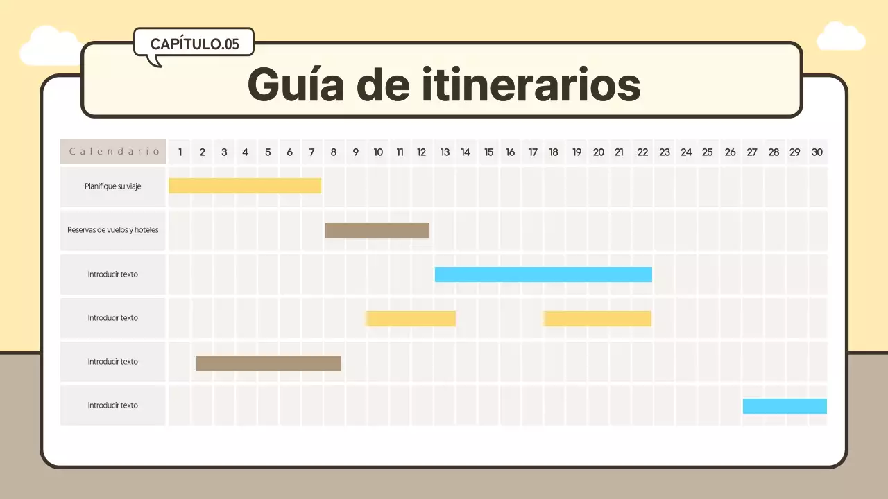 Lindo concepto de equipaje itinerario de viaje en amarillo y beige