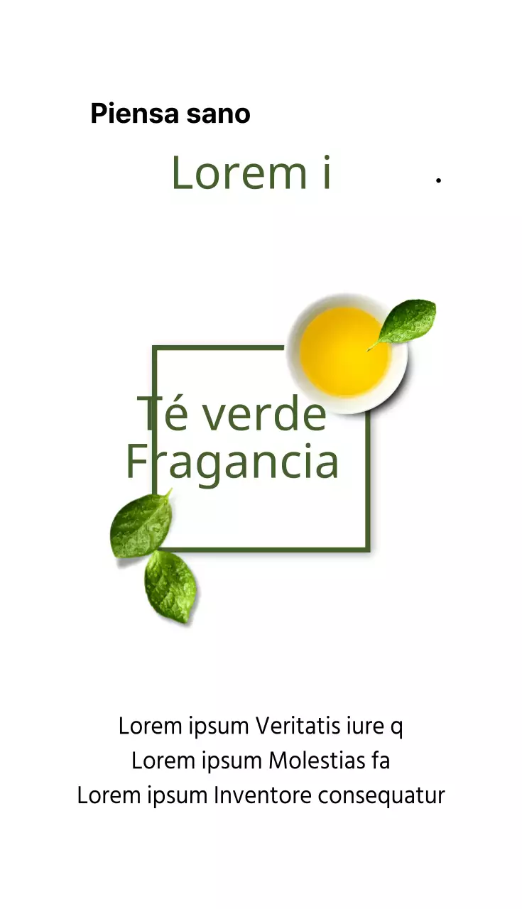 Aroma de té verde