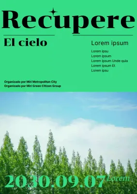 Celebre el Día del Cielo Azul con una fresca combinación de colores verdes
