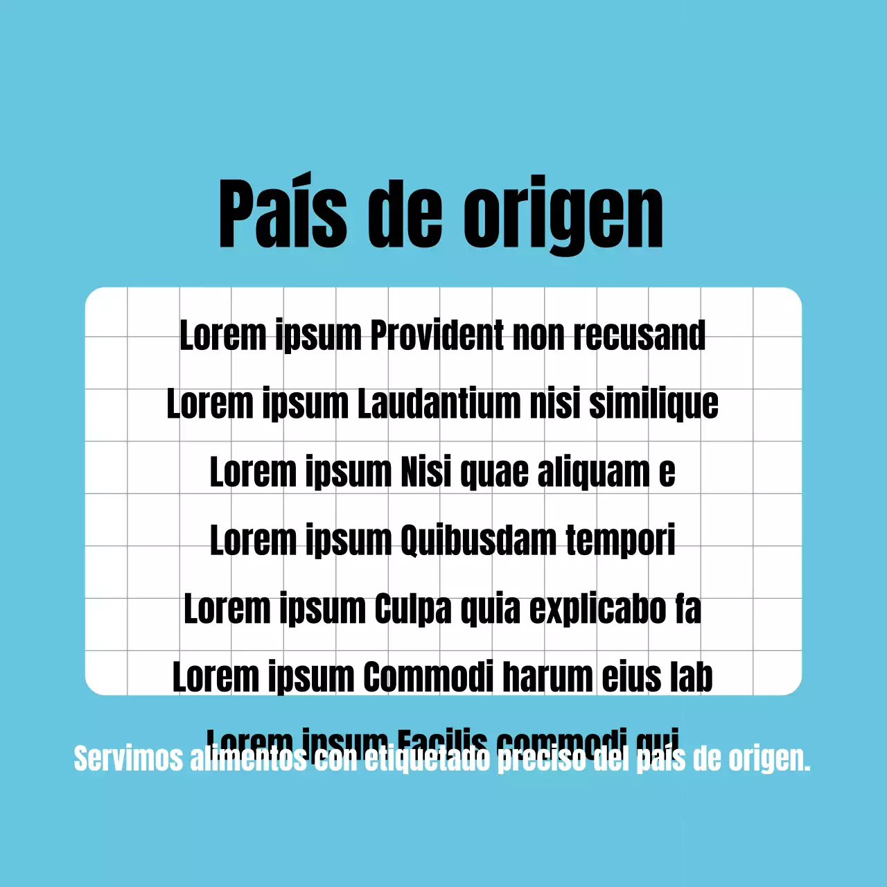 Guía de los orígenes de los alimentos