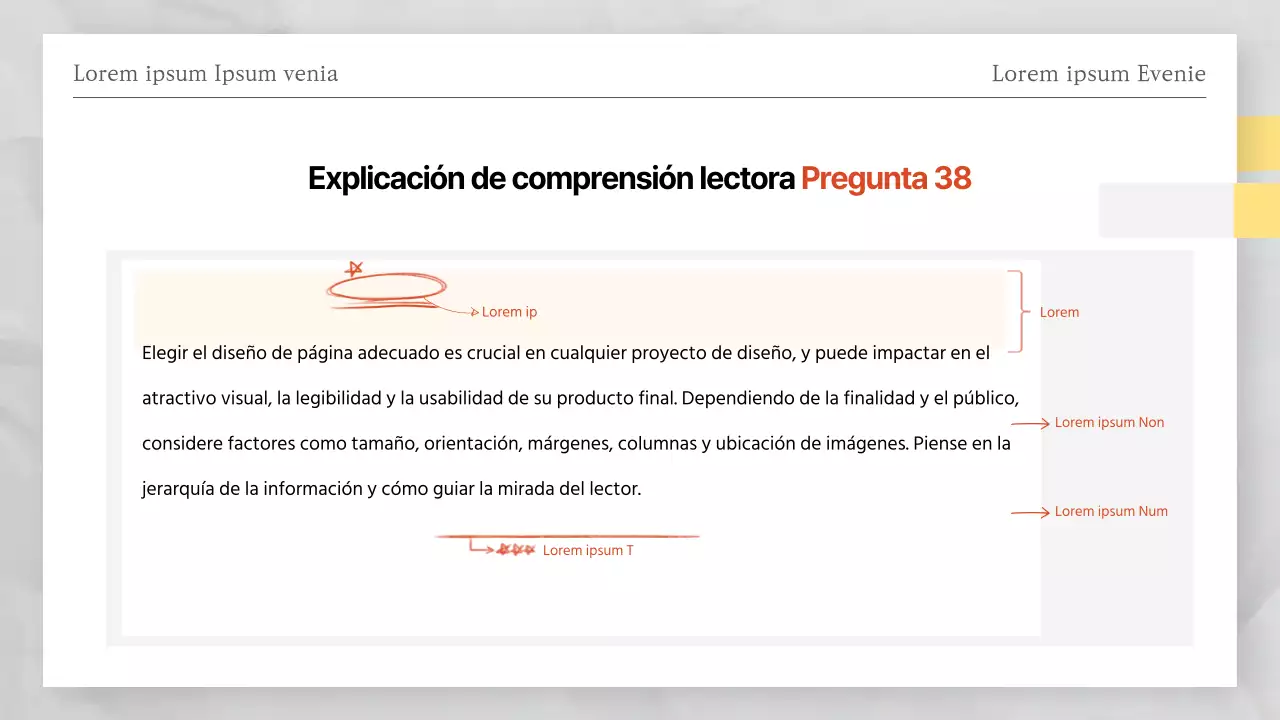 Respuestas al simulacro de examen de papel rojo y blanco