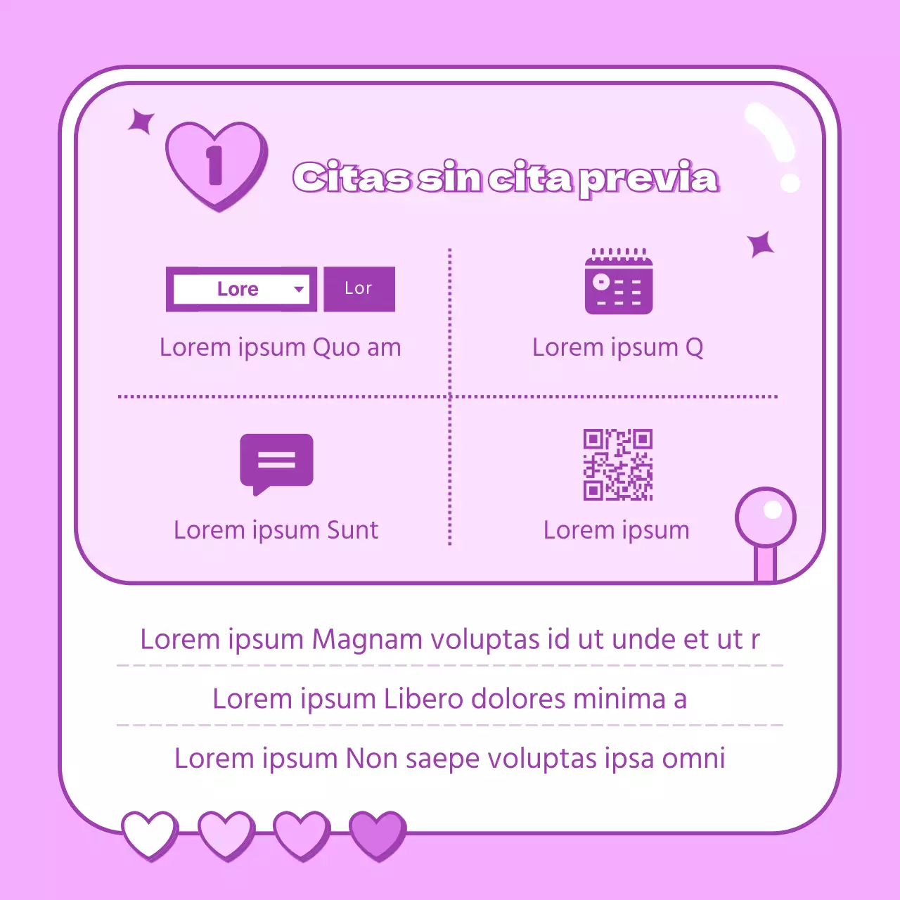 Una tienda pop-up con un bonito concepto de máquina recreativa morada