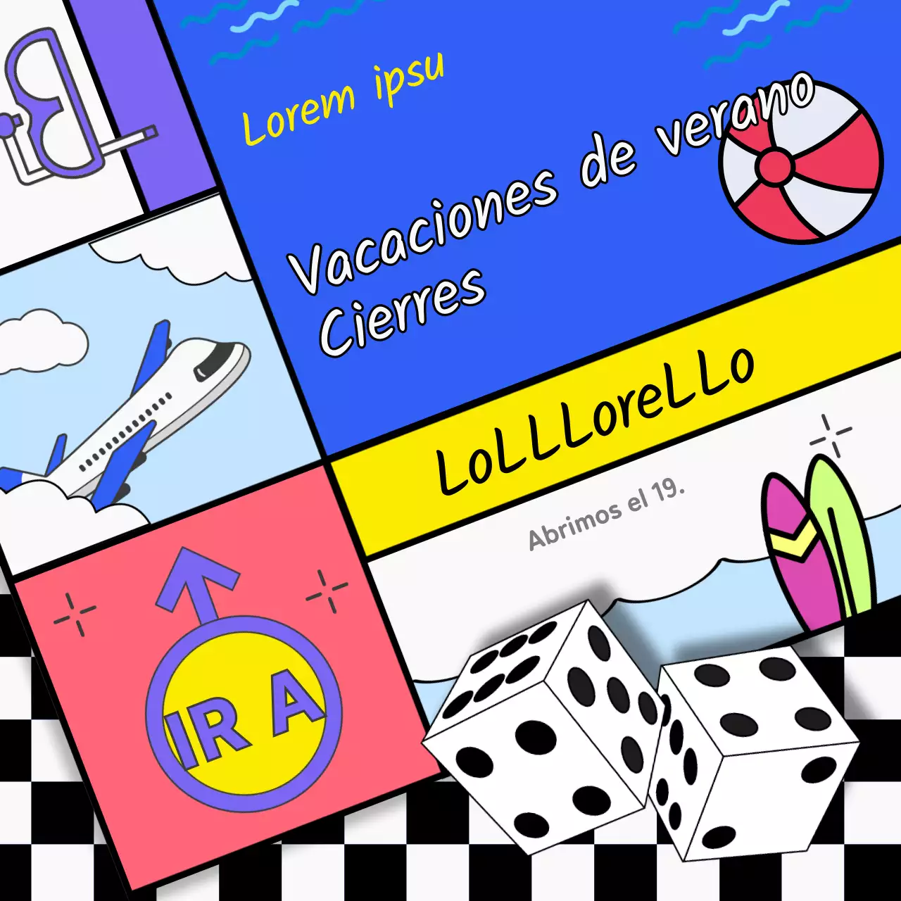 Guía de los cierres de las vacaciones de verano con toques de negro y azul