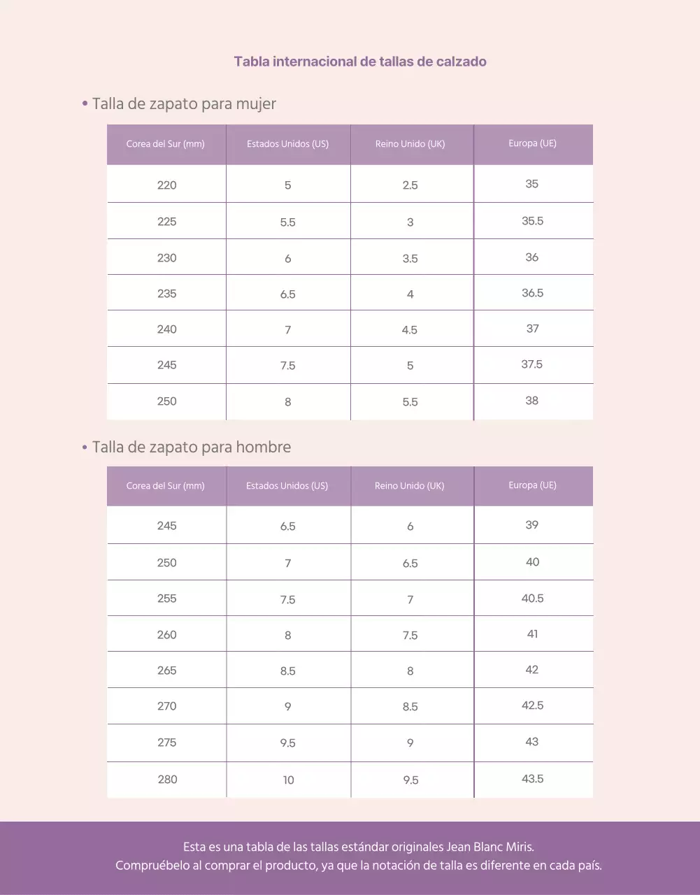 Sencilla página de detalles de compra en el extranjero con acentos morados