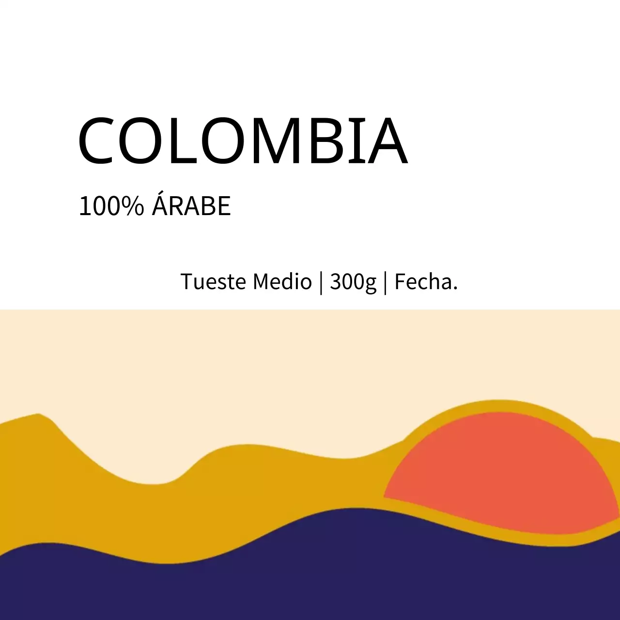 Café de marco tostado unificado blanco