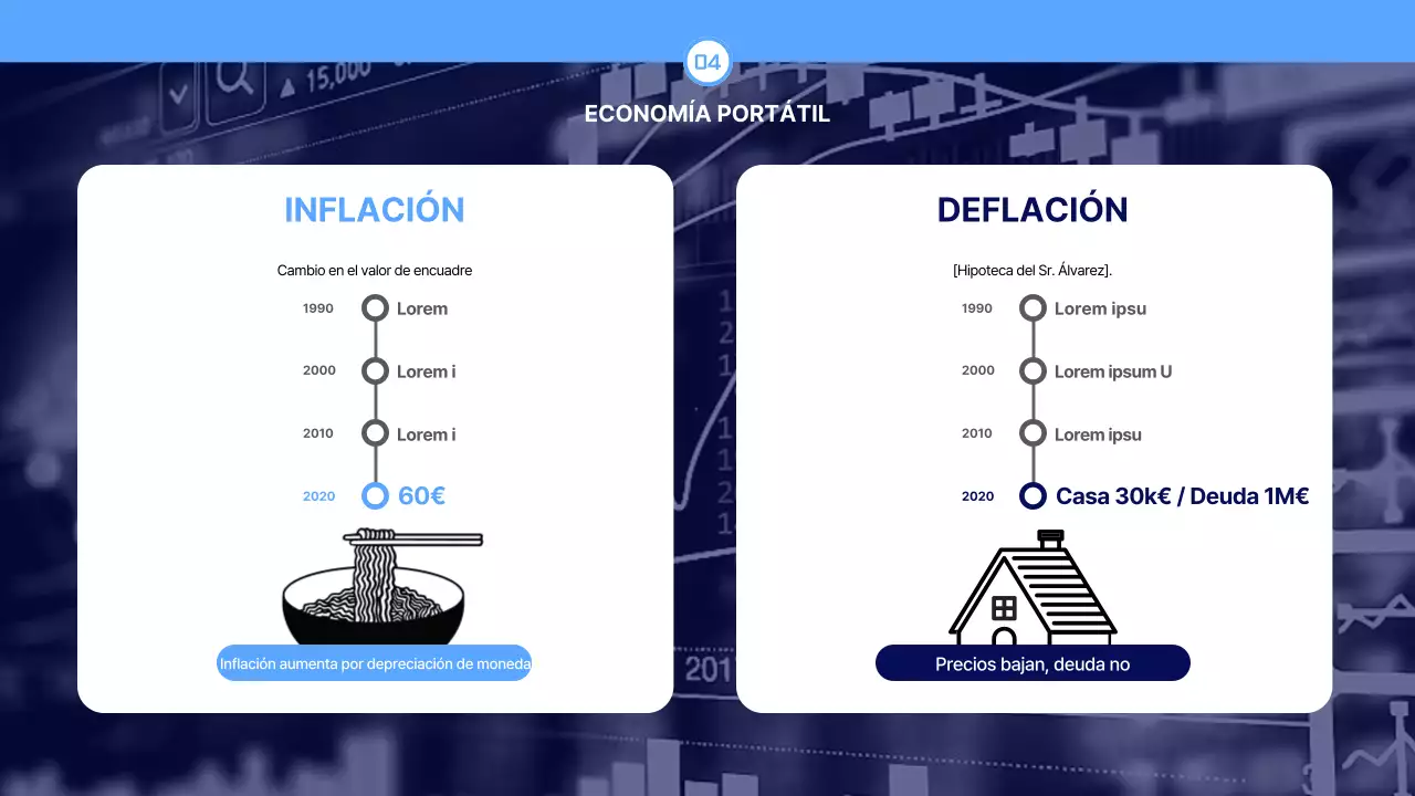 Recursos didácticos Blue Simple Economy Stocks