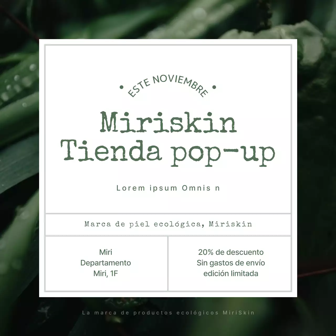 Crítica de Green's Organic Cosmetics