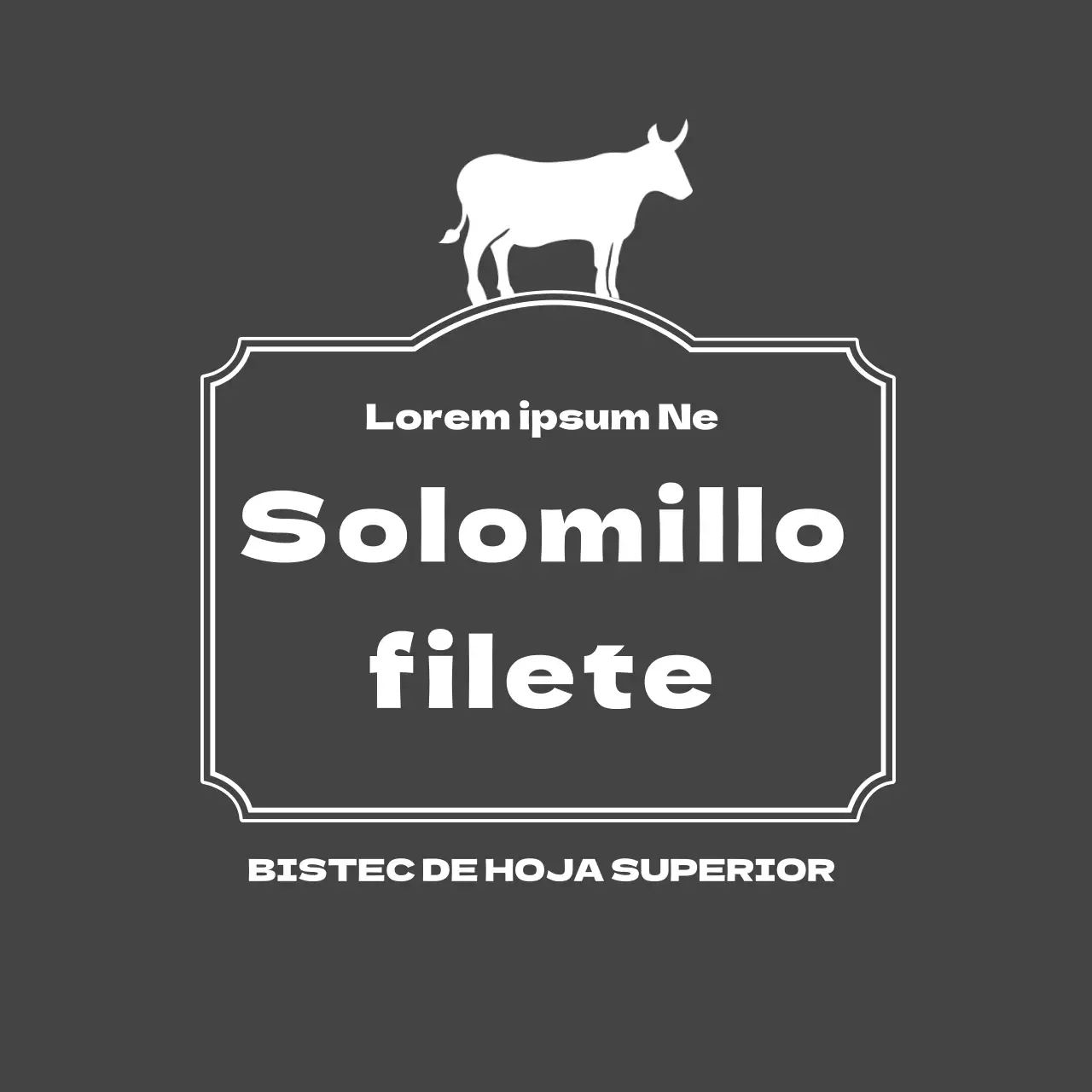 Etiquetas de la arrachera