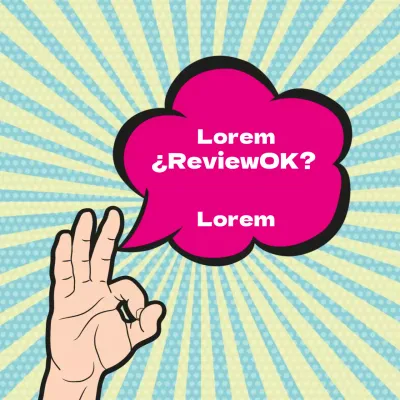 Pegatinas de revisión