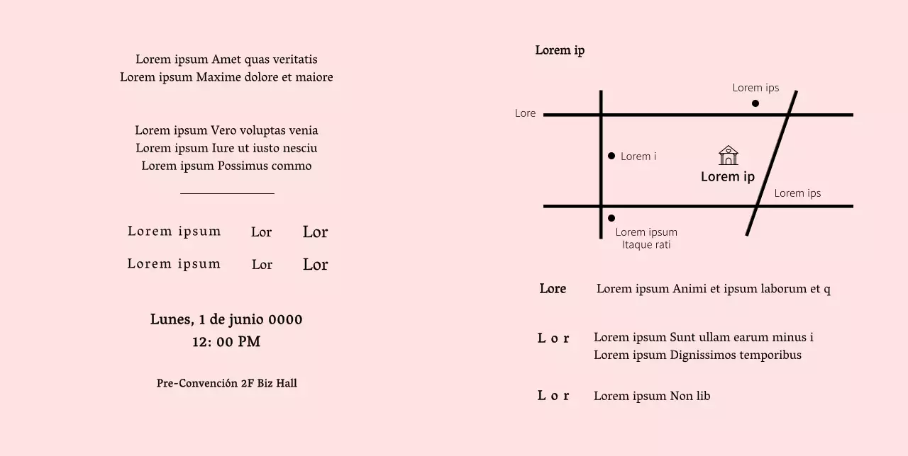 Invitación de boda con detalles florales rosas