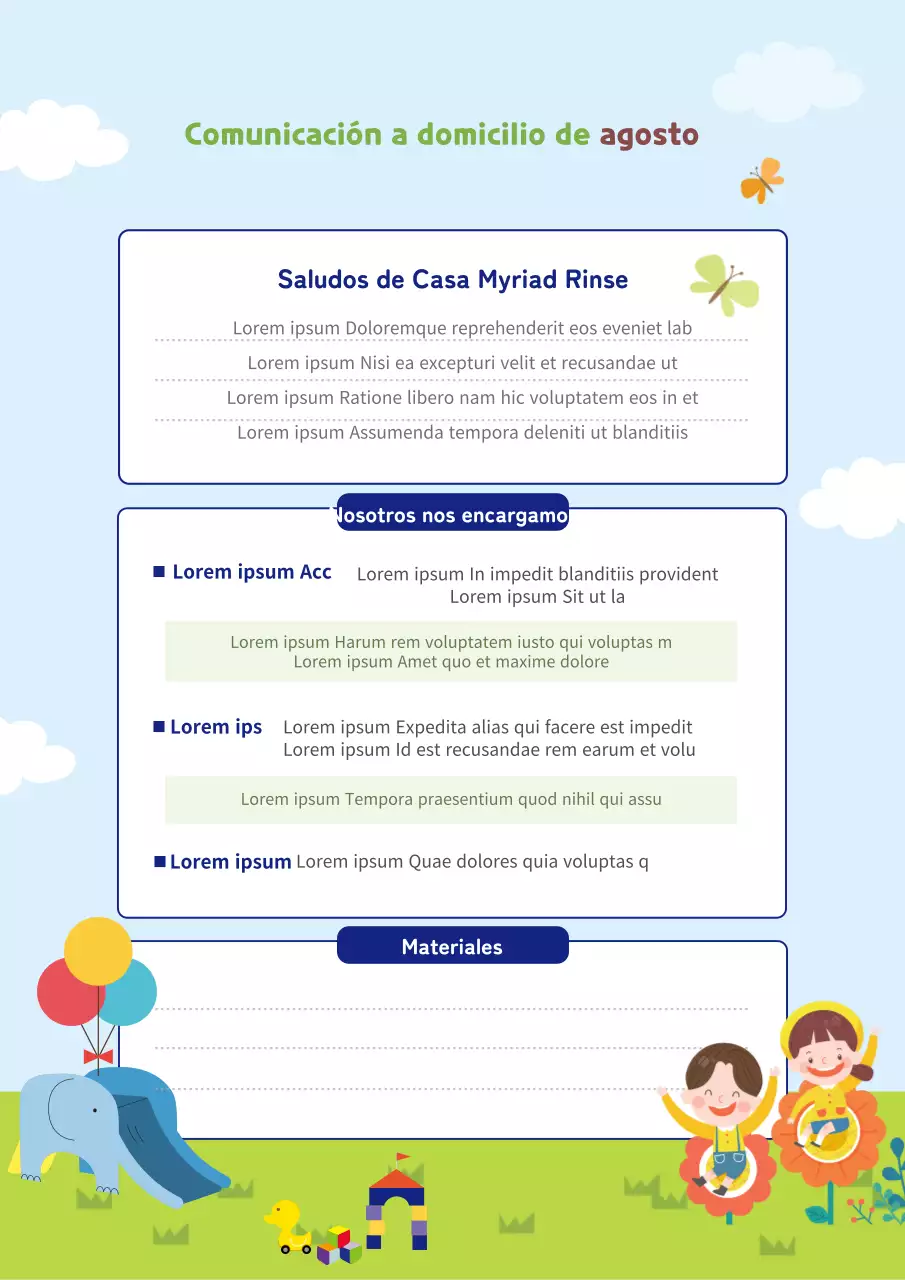 Bienvenida a los nuevos alumnos de primaria